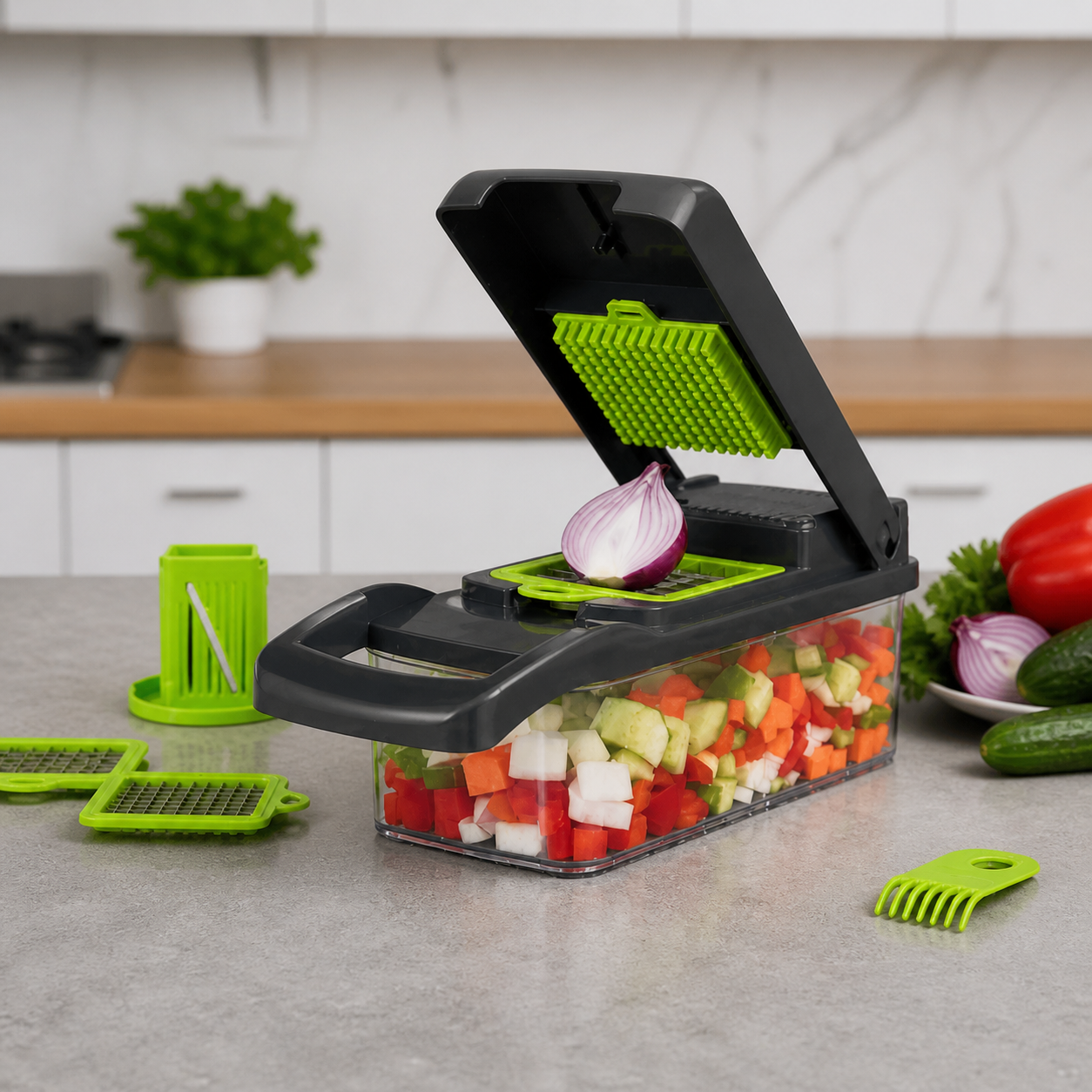 Cortador de vegetales multifuncional